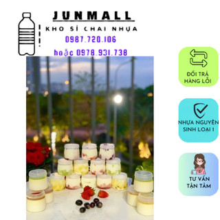 Hũ sữa chua 160ml kèm nắp hũ nhựa dày