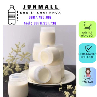 Hũ sữa chua 120ml kèm nắp hũ nhựa dày