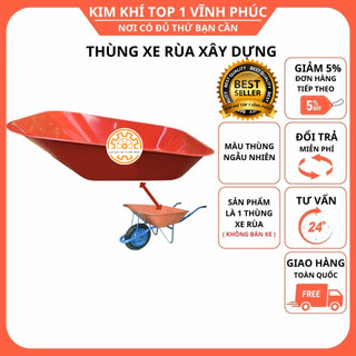 Thùng bồn máng xe rùa thợ xây dựng