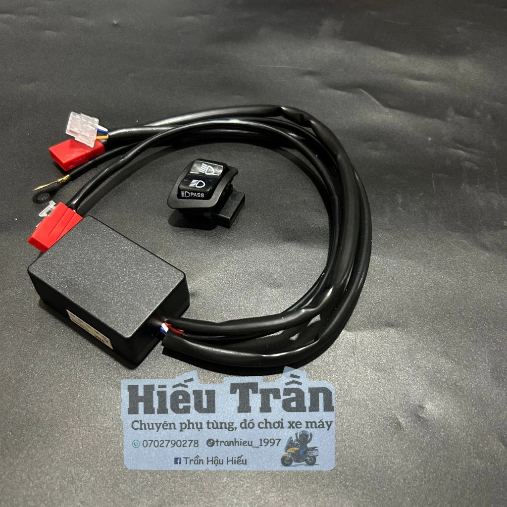 Mạch tắt đèn kèm Auto passing cực nhanh dành cho Wave và Vision, Fu125, AB  BH 1 năm