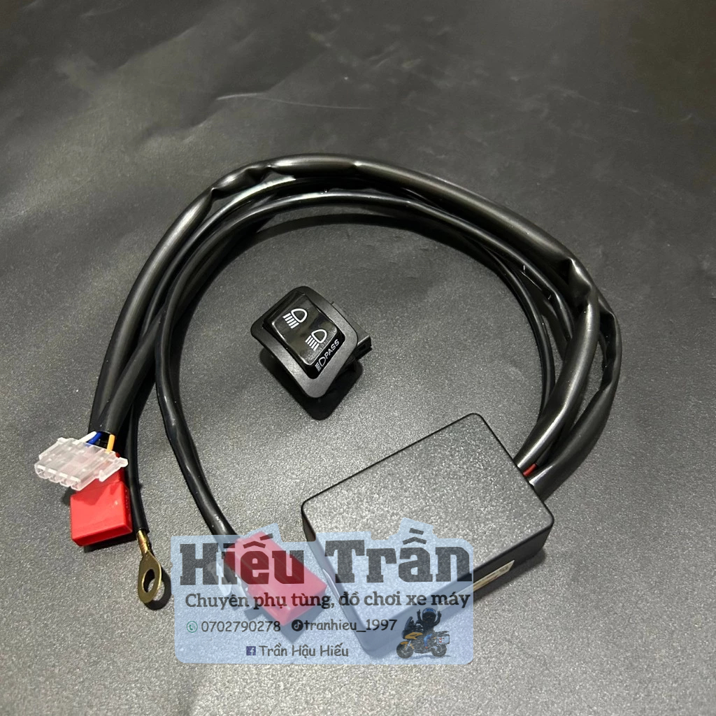 Mạch tắt đèn kèm Auto passing cực nhanh dành cho Wave và Vision, Fu125, AB  BH 1 năm