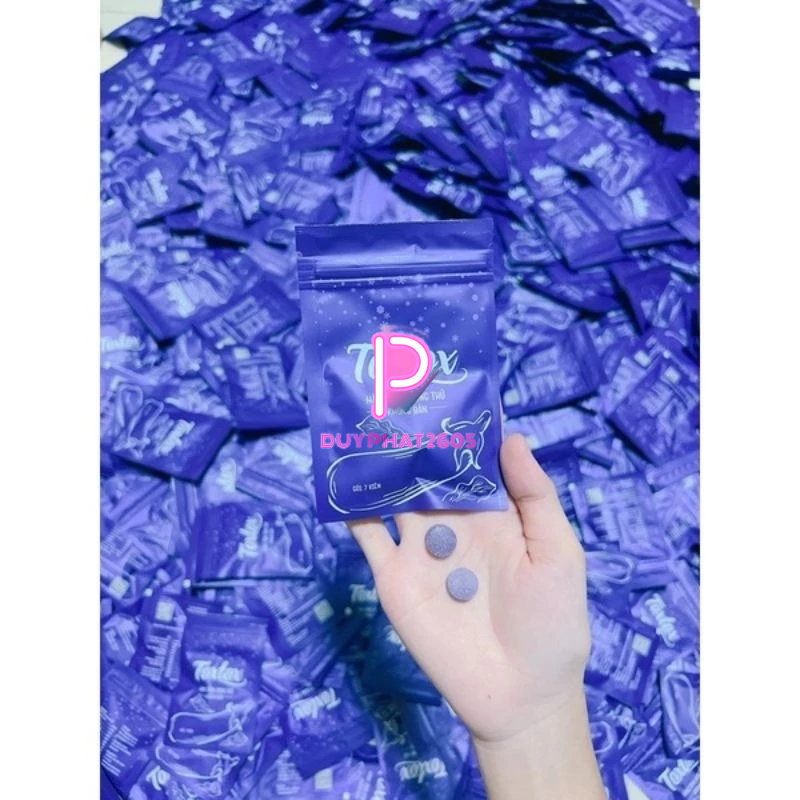 Bich 7 viên Detox ToxTox chính hãng thải mỡ đẹp da