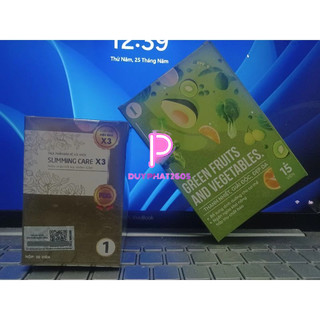 Trà thảo mộc giảm cân Slim X3 tặng detox