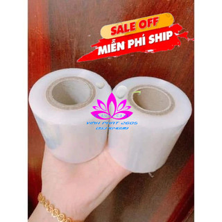 Màng nilong quấn bụng khi thoa kem tan mỡ hoặc tinh dầu