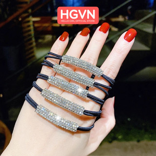  SET 5 Dây Buộc Tóc Đính Kim Cương Giả HGVN Siêu Sáng Phong Cách Châu Âu và Mỹ Kiểu Tóc Đuôi Ngựa Phong Cách Hàn Quốc#B17 