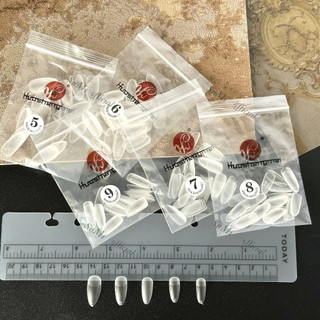 Móng úp lẻ size nhám nhọn bầu túi 50 móng