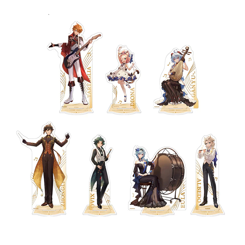 Standee Trưng Bày Nhân Vật Genshin Concert 2023