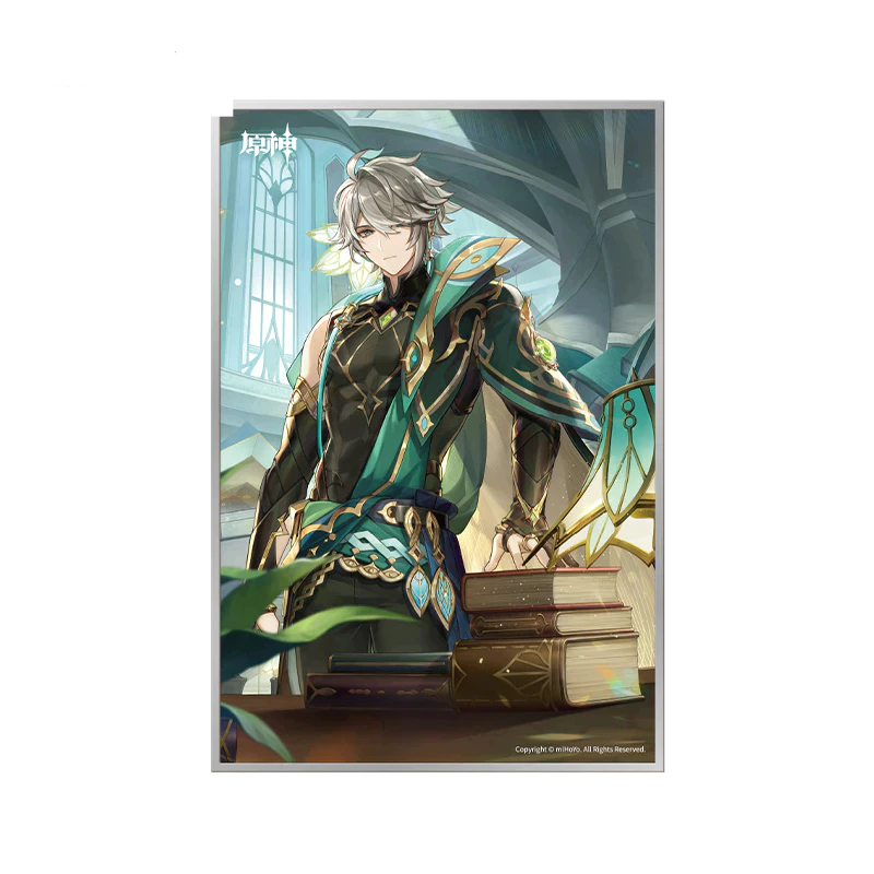 Tranh Bìa Cứng Shikishi Trưng Bày Nhân Vật Genshin Impact