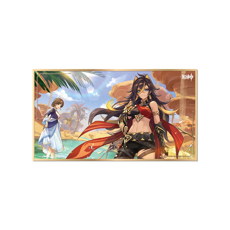 Tranh Bìa Cứng Shikishi Trưng Bày Nhân Vật Genshin Impact Mẫu Dài
