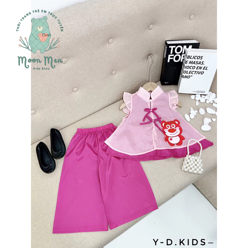 Set bộ tơ thiết kế cho bé gái siêu xinh