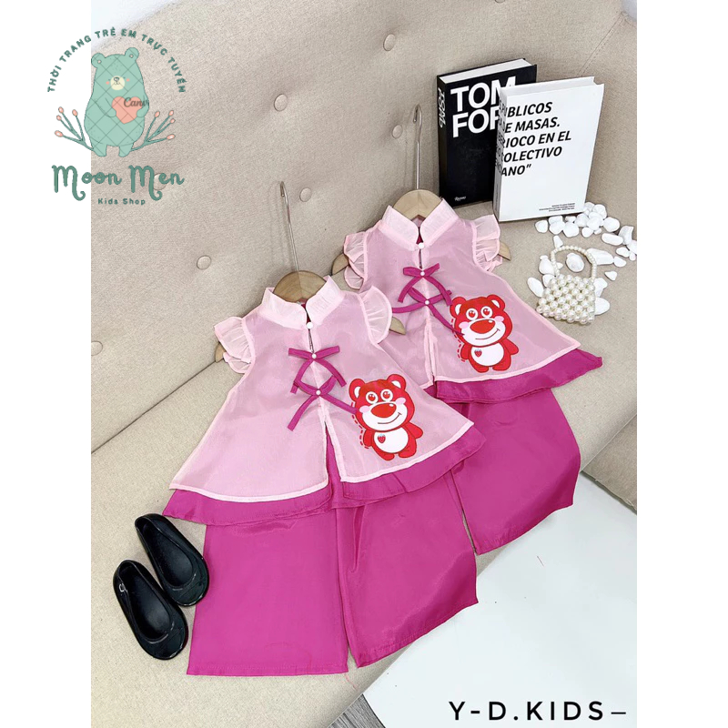 Set bộ tơ thiết kế cho bé gái siêu xinh