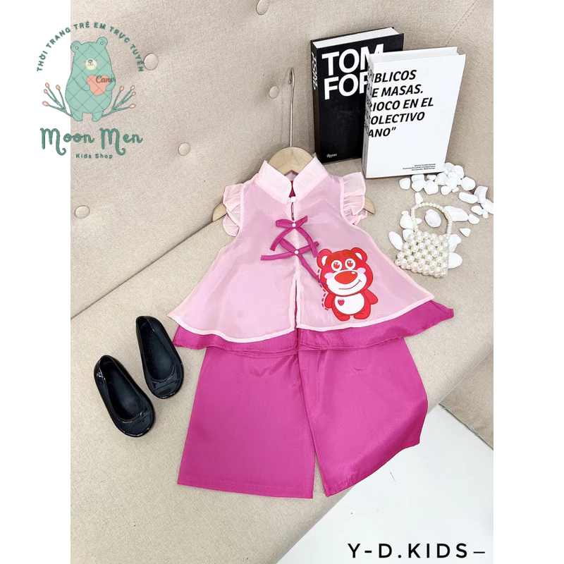 Set bộ tơ thiết kế cho bé gái siêu xinh