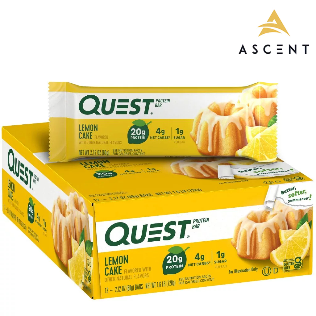 Bánh Protein Bar Quest bán chạy nhất Amazon hộp 12 bar đủ vị
