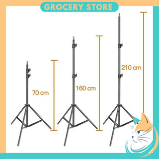 Chân đèn studio cao 2,1m, chân đèn flash chụp ảnh, quay phim, giá đỡ điện thoại livestream
