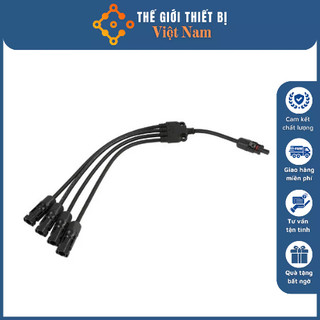 Cặp jack kết nối phân nhánh chữ y mc4 2 đầu ra 1 m/m/f và f/f/m cút nối chuyên dụng cho cáp năng lượng mặt trời