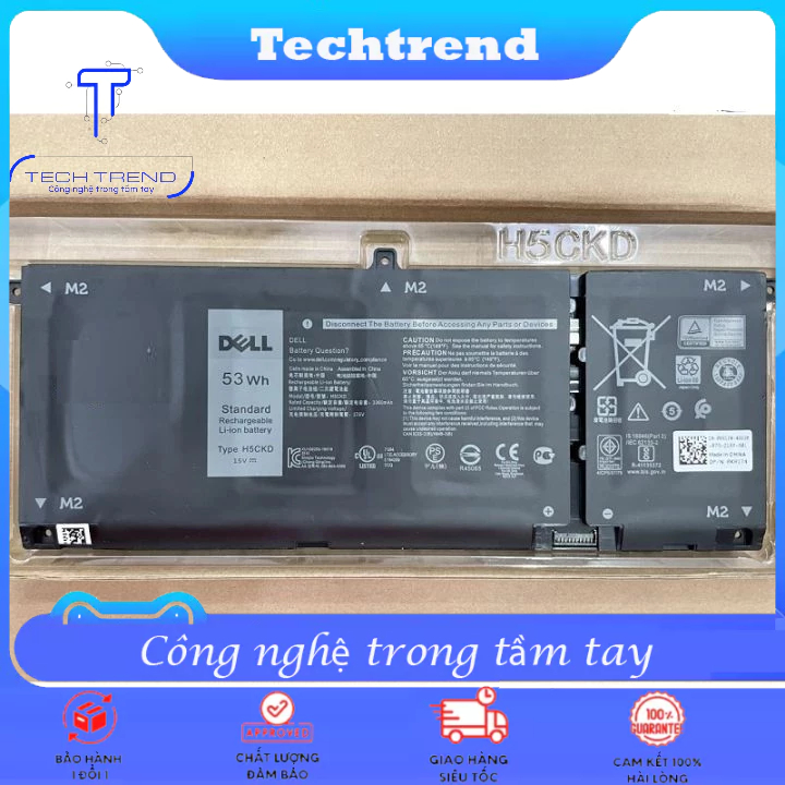 Pin laptop Dell Latitude 3410 3510, Vostro 5300 5401 5402 5501 5502, H5CKD  JK6Y6