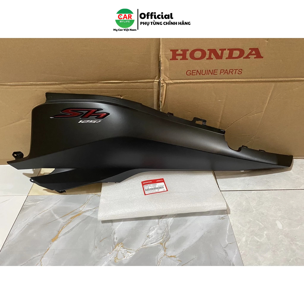 Bộ ốp sườn bên trái - ốp hông HONDA SH 150 năm 2016-2019 màu Đen nhám. *NHA76M* 83300K77V50ZA