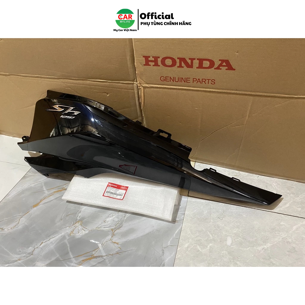 Bộ ốp sườn bên trái - ốp hông HONDA SH 125 năm 2016-2019 màu Đen. *NHB25* 83300K77V00ZF
