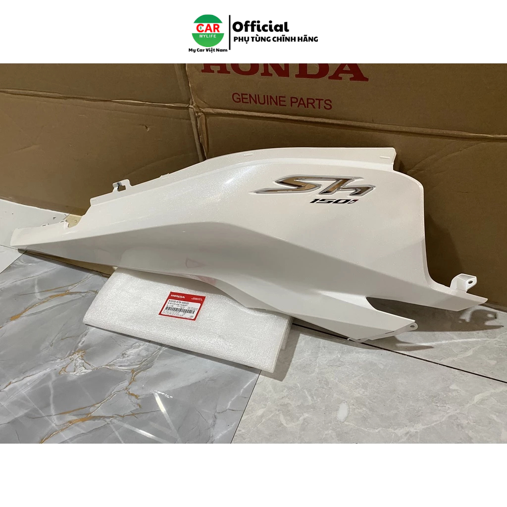 Bộ ốp sườn bên phải - ốp hông HONDA SH 150 năm 2016-2019 màu Trắng. *NHB35P* 83200K78V00ZE