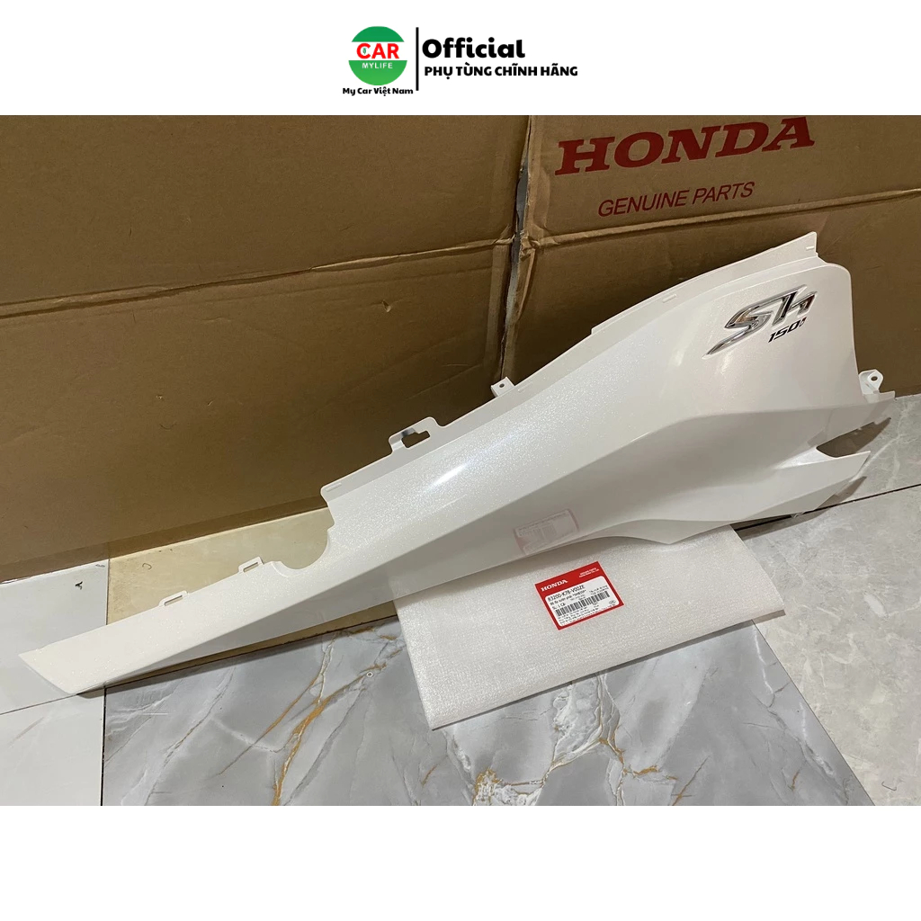 Bộ ốp sườn bên phải - ốp hông HONDA SH 150 năm 2016-2019 màu Trắng. *NHB35P* 83200K78V00ZE