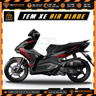 Tem xe air blade 2020 2021 2022 đẹp nhất | tem rời dán xe ab airblade thiết kế adidas, trống đồng, hp4,...