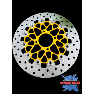 Đĩa thắng thailand size 267mm 4 lỗ thông dụng màu vàng