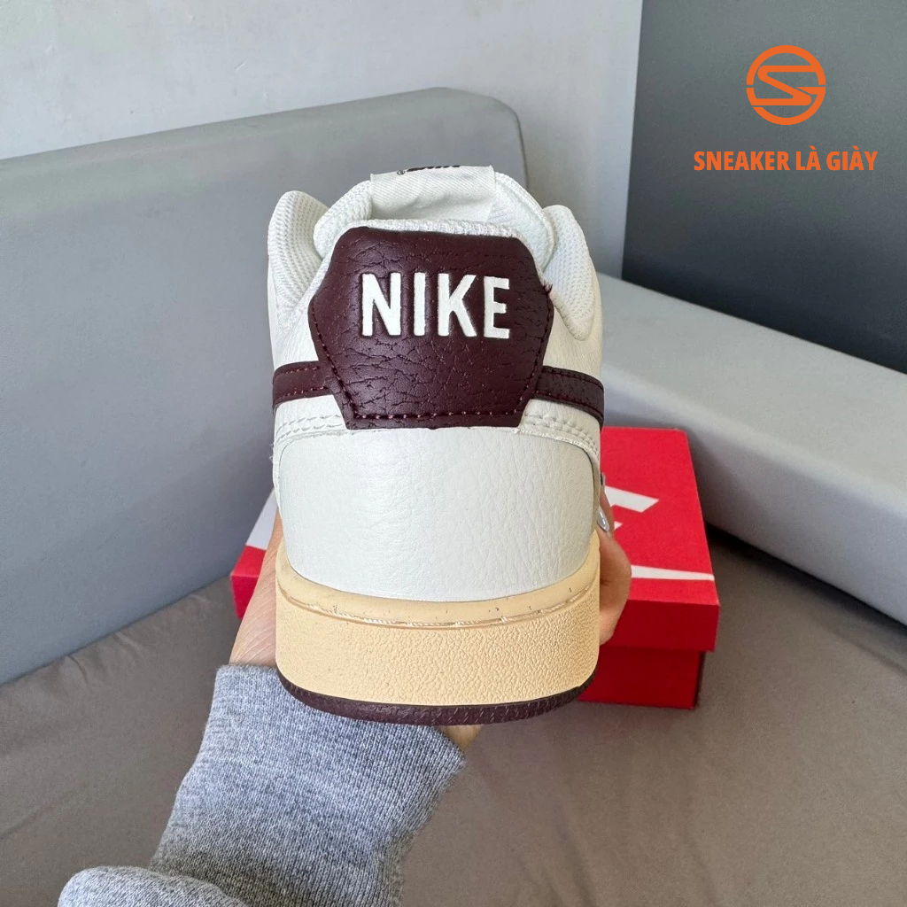 Giày Sneaker AF1 Court Vision Low Next Nature Sail Dark FB8942 133 - FULLBOX BẢN ĐẸP