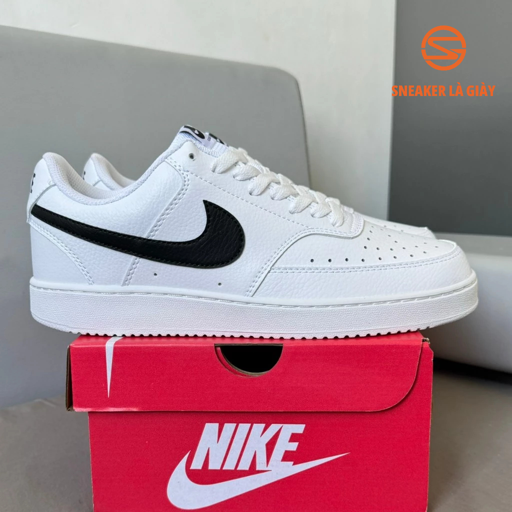 Giày Sneaker AF1 Court Vision Low Nature White Black DH2987-101 - FULLBOX BẢN ĐẸP