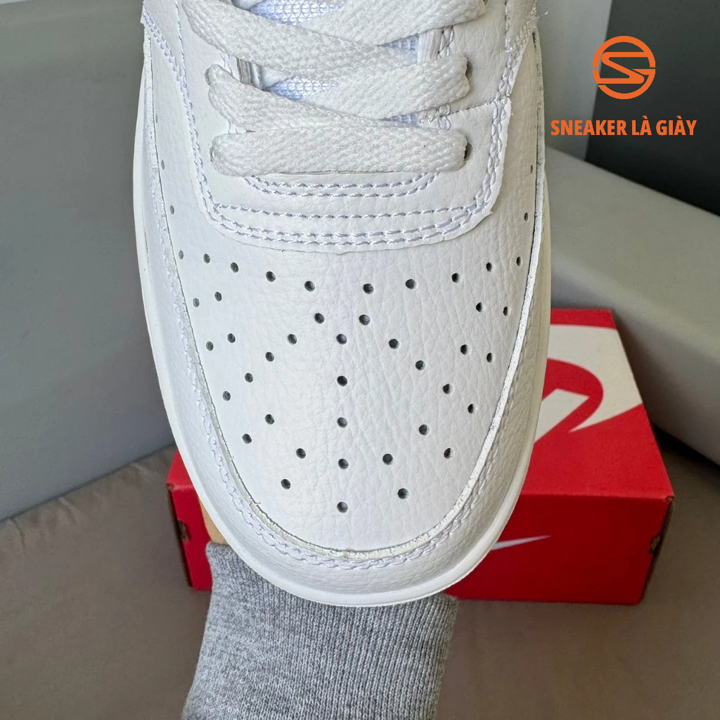 Giày Sneaker AF1 Court Vision Low Nature White Black DH2987-101 - FULLBOX BẢN ĐẸP