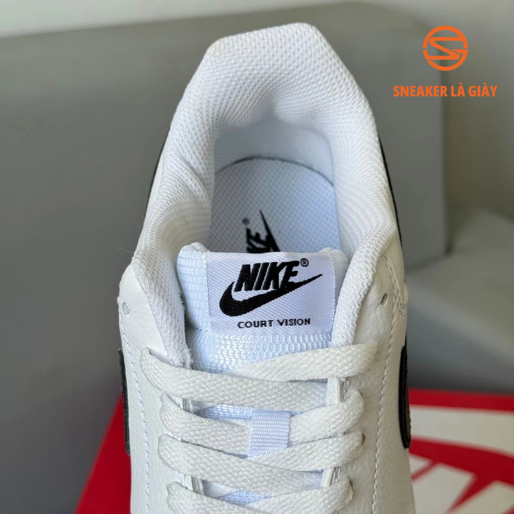Giày Sneaker AF1 Court Vision Low Nature White Black DH2987-101 - FULLBOX BẢN ĐẸP
