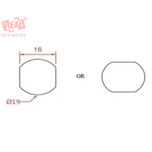 #khoatu Khóa tủ locker Real RL8042Z-02 chìa vuông hệ chìa lẻ, có thể đạt hơn 200,000 mã chìa cho tủ <16mm