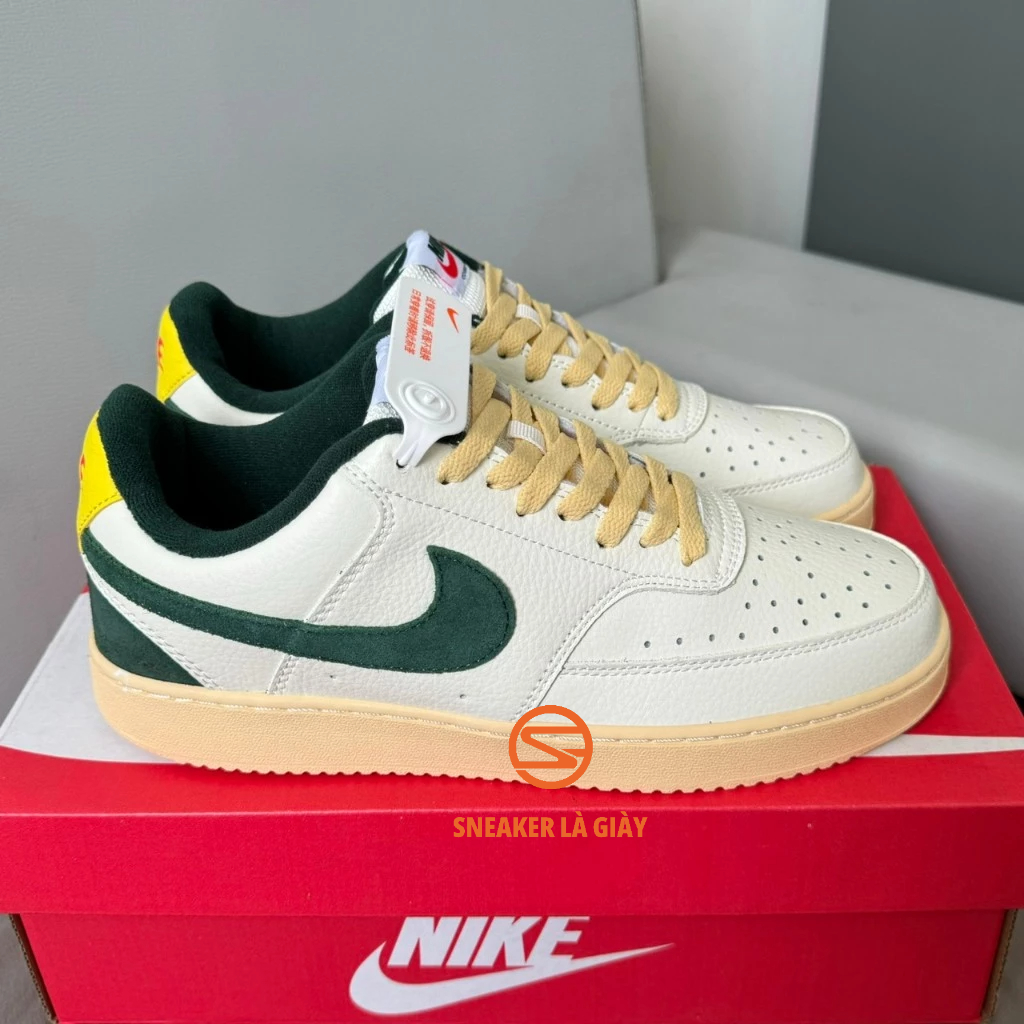 Giày Court Vision Low Sail Pro Green Yellow FD0320-133 - BẢN CAO CẤP | Fullbox