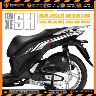 Tem rời xe sh 2012 - 2022 matrix | sh30 | decal chế nhiều màu tem cho xe đen, đỏ, xám,...