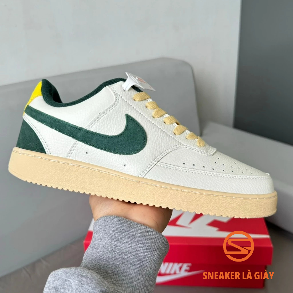 Giày Court Vision Low Sail Pro Green Yellow FD0320-133 - BẢN CAO CẤP | Fullbox