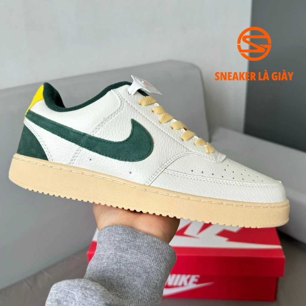 Giày Court Vision Low Sail Pro Green Yellow FD0320-133 - Fullbox | BẢN CAO CẤP