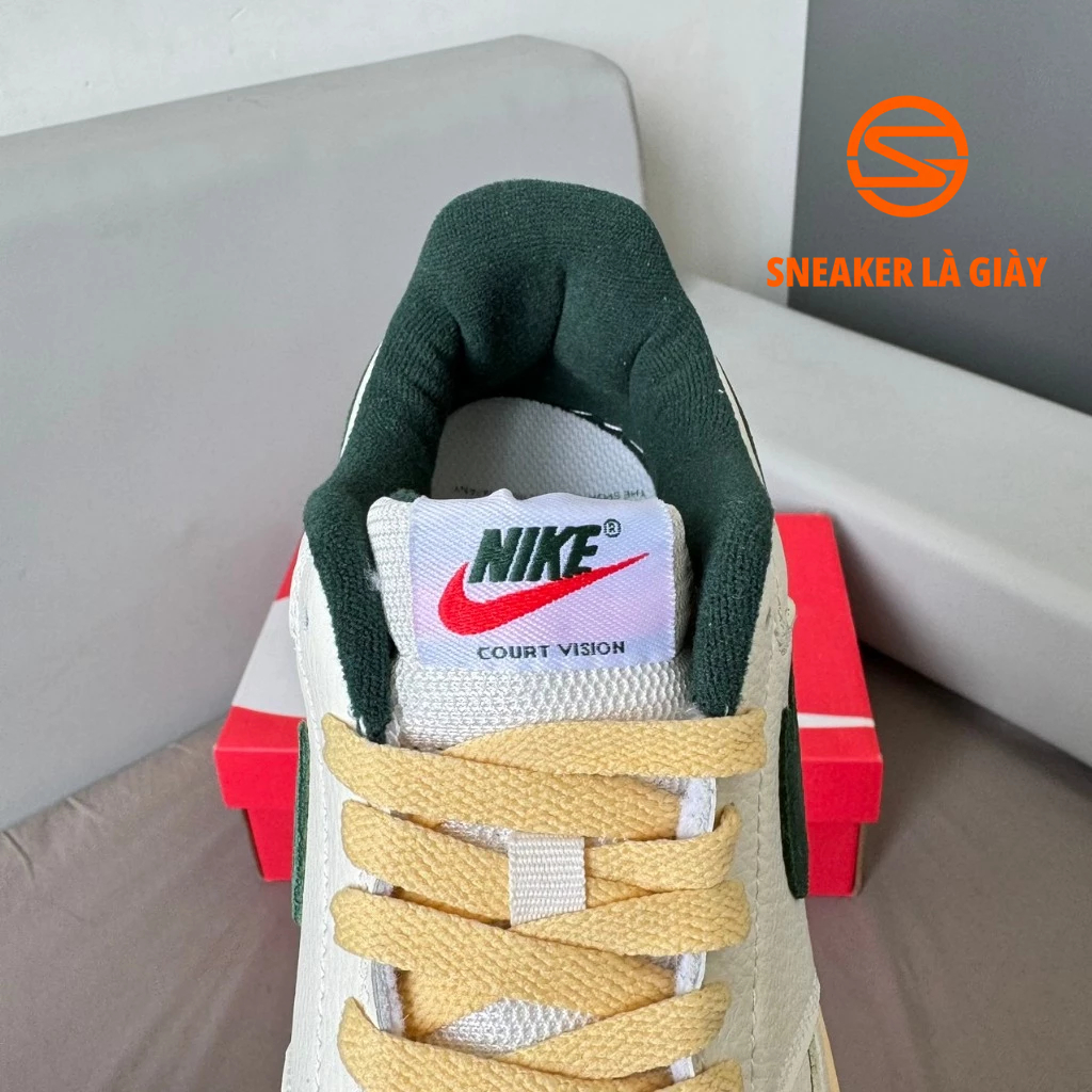 Giày Court Vision Low Sail Pro Green Yellow FD0320-133 - Fullbox | BẢN CAO CẤP