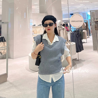 ÁO GILE LEN DÁNG DÀI ULZZANG HÀN QUỐC ( ảnh thật )