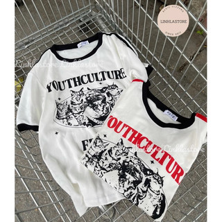 Áo thun babytee in phối bo ulzzang (ảnh thật video shop chụp)