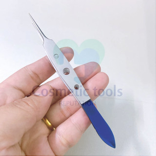 Nhíp 3 lổ bishop , nhíp gắp phẫu thuật có mấu , nhíp thẩm mỹ 11.5cm