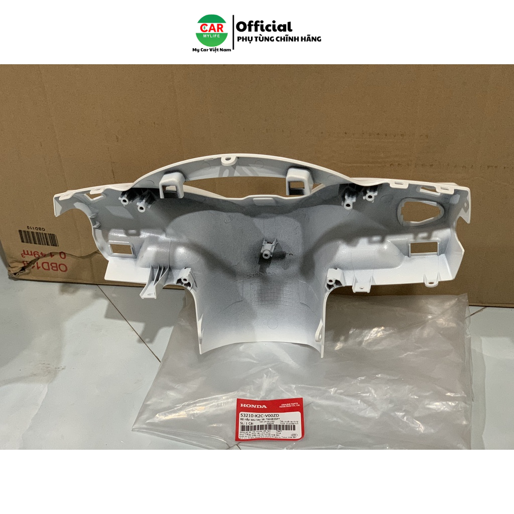 Nắp ốp sau tay lái - gáy HONDA VISION năm 2021-2022-2023 màu Trắng. *NHB35P* 53210K2CV00ZD