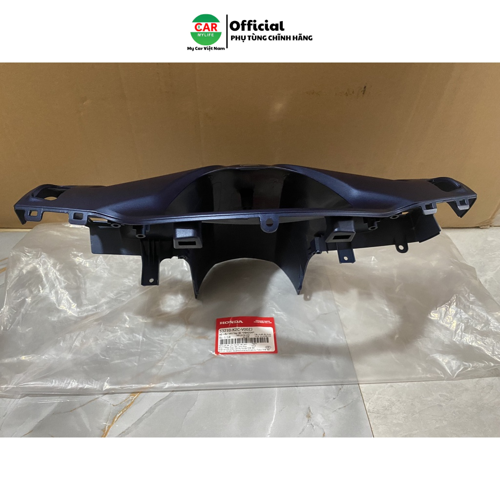 Nắp ốp sau tay lái - gáy HONDA VISION năm 2021-2022-2023 màu Xanh nhám. *PB425M* 53210K2CV00ZJ