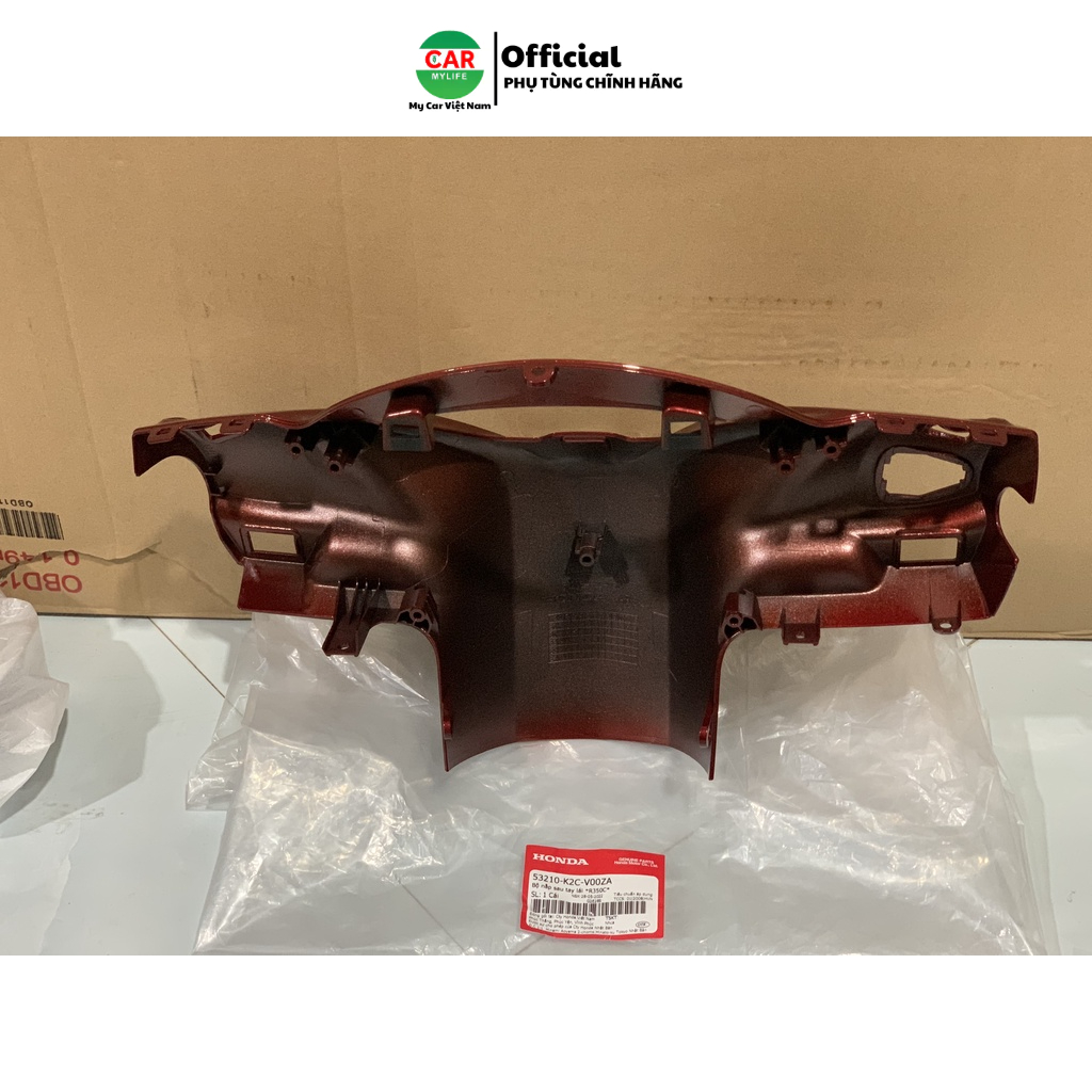 Nắp ốp sau tay lái - gáy HONDA VISION năm 2021-2022 màu Đỏ mận. *R350C* 53210K2CV00ZA