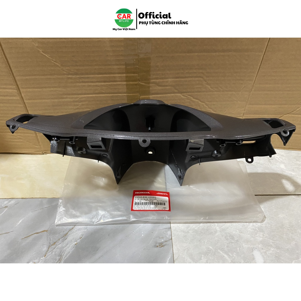 Bộ nắp sau tay lái - gáy HONDA VISION năm 2018-2020 màu Xám . 53210K44V20ZQ