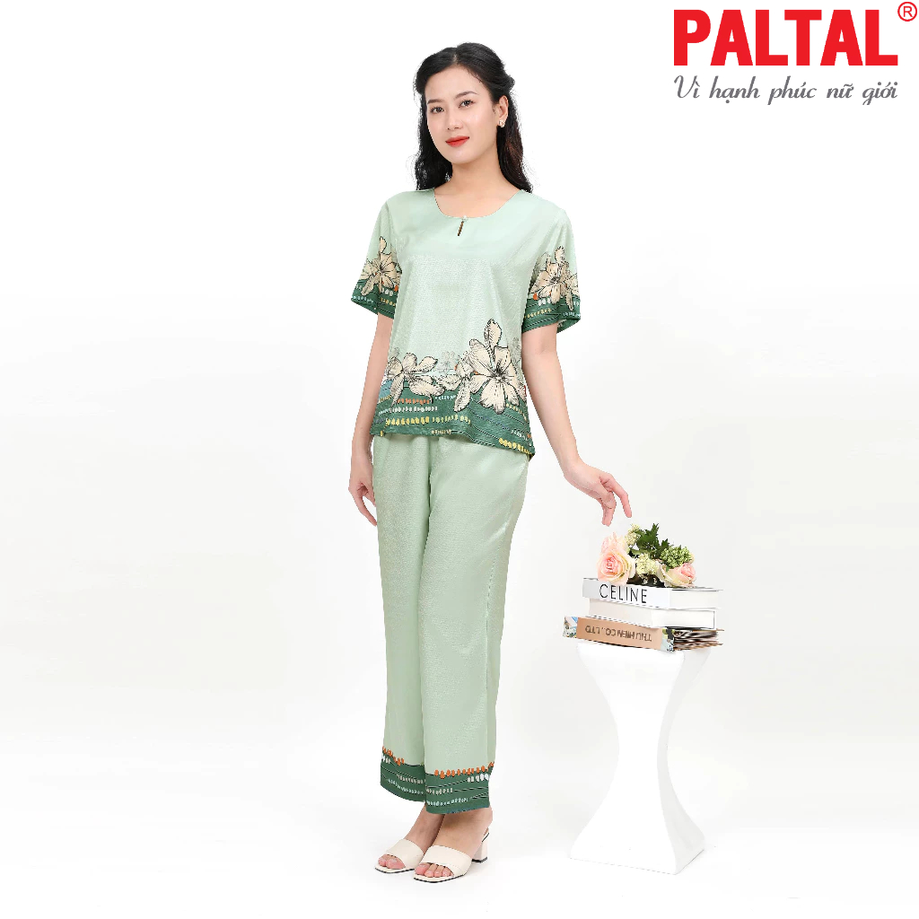 Bộ dài tay ngắn lụa nhung cao cấp 263p 6012