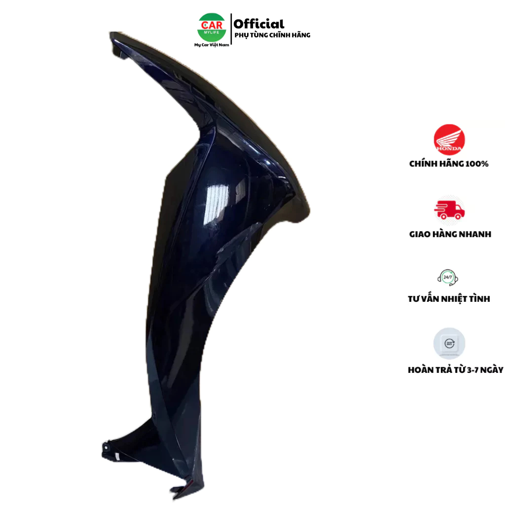 Cánh yếm bên phải - bửng yếm HONDA LEAD 125 năm 2018-2019-2022-2023 màu Xanh đen. *PB403P* 64350K12V00ZE