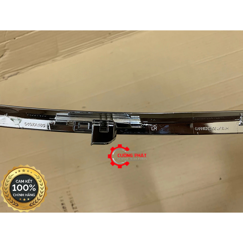 Nẹp mạ cản trước Mitsubishi Xpander 2018-2021 6407A185, 6407A186, 6407A187, 6407A188