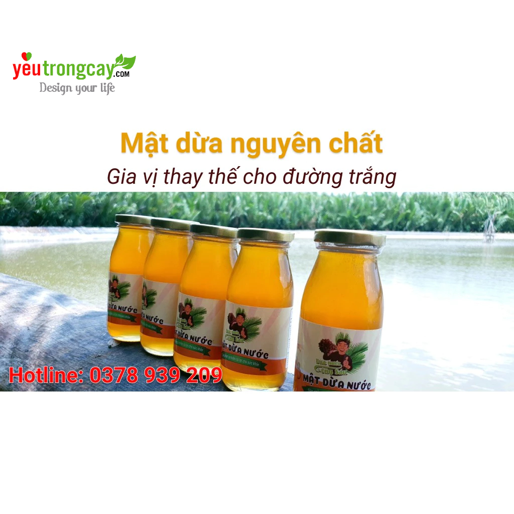 Mật dừa nguyên chất - Hũ lớn 250ml