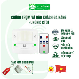Thiết Bị Chống Trộm Và Báo Khách Đa Năng Hunonic CT01 Bảo Hành 12 Tháng 1 Đổi 1
