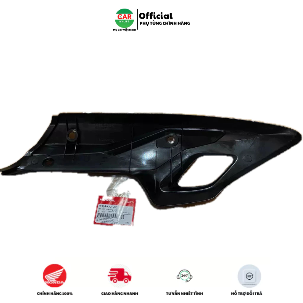 Tấm cách nhiệt ống xả A - ốp bô HONDA SH 125&150 năm 2017-2018-2019.