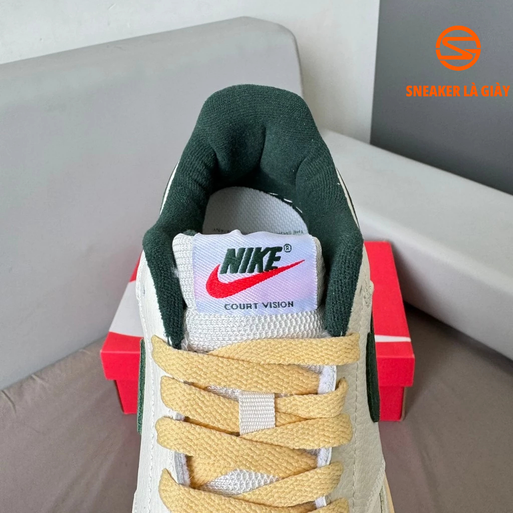 Giày Court Vision Low Sail Pro Green Yellow FD0320-133 - Fullbox BẢN CAO CẤP